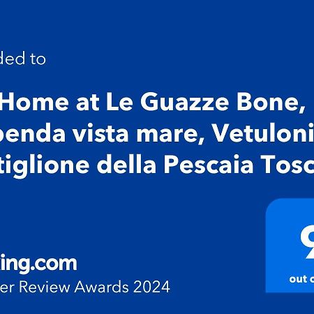 My Home At Le Guazze Bone, Stupenda Vista Mare, Vetulonia, Castiglione Della Pescaia Toscana מראה חיצוני תמונה